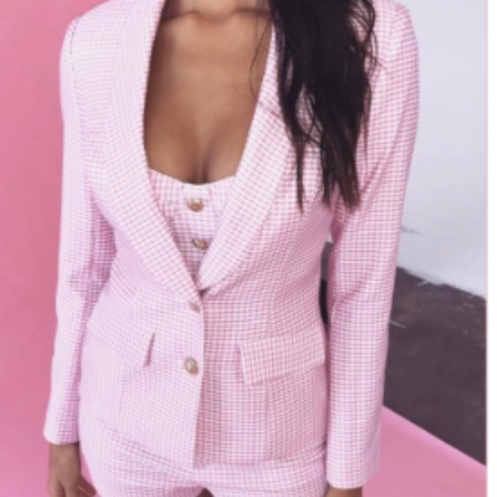 Kelly Gingham Blazer